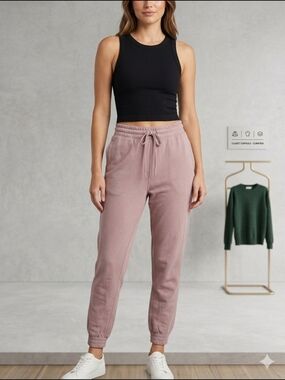 FLX Wander Side Panel Joggers in Grazing Lavender - Size L (EUC)